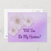 Invitation Carte Postale Serez-Vous Mon Auberge ? (Devant / Derrière)