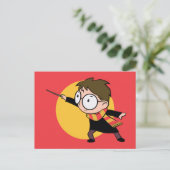 Invitation Carte Postale Série de moulage HARRY POTTER™ (Debout devant)