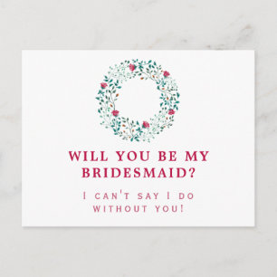 Invitation Carte Postale Serre de verdure rustique   Soyez mon Mariage