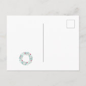 Invitation Carte Postale Serre de verdure rustique | Soyez mon Mariage (Dos)