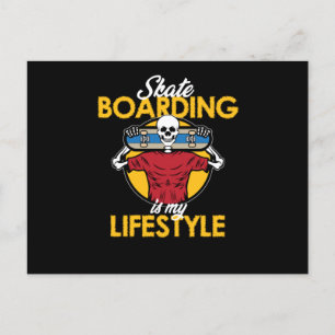 Invitation Carte Postale Skateboard Is Lifestyle Skate