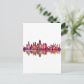 Invitation Carte Postale Skyline d'Amsterdam (Debout devant)