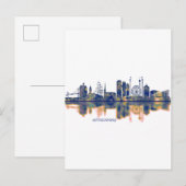 Invitation Carte Postale Skyline de Göteborg (Devant / Derrière)