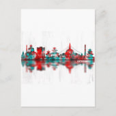 Invitation Carte Postale Skyline de Katmandou (Devant)