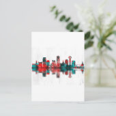 Invitation Carte Postale Skyline de Knoxville (Debout devant)