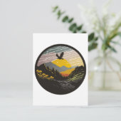 Invitation Carte Postale Snowdonia (Debout devant)