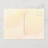 Invitation Carte Postale Soirée d'action de grâces oranges fleurs d'automne (Dos)