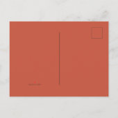 Invitation Carte Postale Soirée de Noël mignonne Rouge laide (Dos)