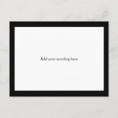 Invitation Carte Postale Soirée entre garçons avec smoking (Dos)