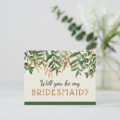 Invitation Carte Postale Soyez ma servante d'État (Debout devant)