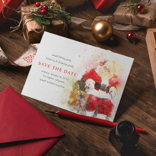 Invitation Carte Postale Splendeur de Noël Fête de fin d'année, Sauvegard