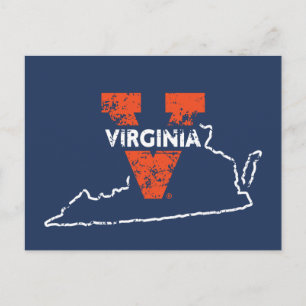 Invitation Carte Postale Split V Virginia State Love