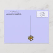 INVITATION CARTE POSTALE STORK BÉBÉ GARÇON DOUCHE 2 (Dos)