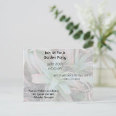 Invitation Carte Postale Succulentes du Nevada (Debout devant)