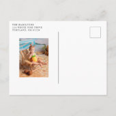 Invitation Carte Postale Sweet One Ananas 1ère fête d'anniversaire (Dos)