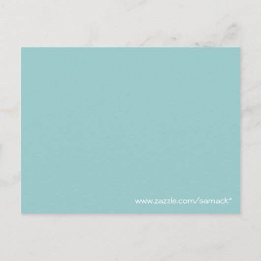 Invitation Carte Postale Tea Party (Dos)