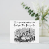 Invitation Carte Postale Tea Party (Debout devant)