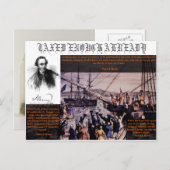 Invitation Carte Postale Tea Party Patrick Henry (Devant / Derrière)