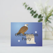 Invitation Carte Postale TEE Parti de la Constitution (Debout devant)