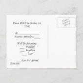 Invitation Carte Postale Tenir La Main (Dos)