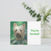 Invitation Carte Postale Terrier australien (Debout devant)