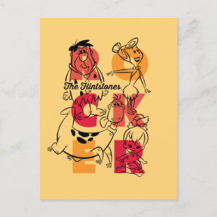 Invitation Carte Postale The Flintstones   ROCKER