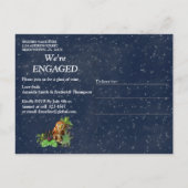 Invitation Carte Postale Thème de fête nocturne (Dos)