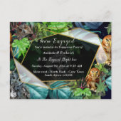 Invitation Carte Postale Thème de fête nocturne (Devant)