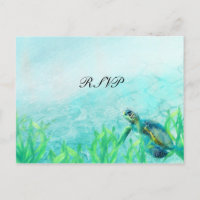 Tortue de mer Art de plage océanique Élégant Maria