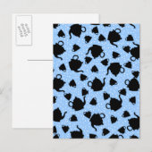 Invitation Carte Postale Tumbling Tea Party (Devant / Derrière)