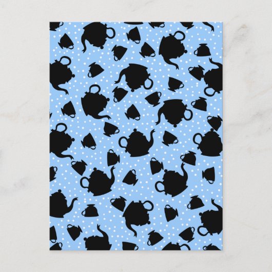 Invitation Carte Postale Tumbling Tea Party (Devant)