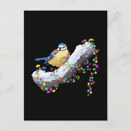 Invitation Carte Postale Twinkle Twinkle Little Mésange (Devant)