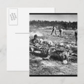 Invitation Carte Postale Un enterrement sur le champ de bataille de Cold Ha (Devant / Derrière)