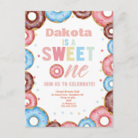 Un premier anniversaire de Donut One Sweet