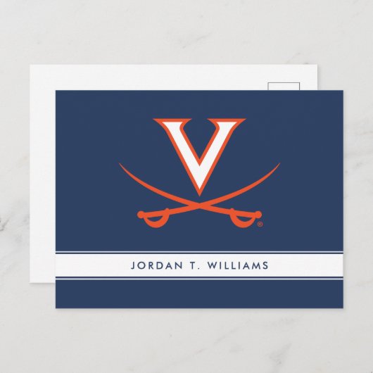 Invitation Carte Postale V Sabre (Devant / Derrière)