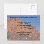 Invitation Carte Postale Vallée de Feu (Devant / Derrière)