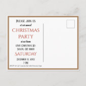 Invitation Carte Postale Verser l'expresso de la machine à café (Dos)