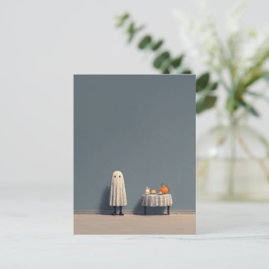 Invitation Carte Postale Vibes de Tea Party (Debout devant)