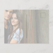 Invitation Carte Postale Victorian Custom Faded Photo (Dos)