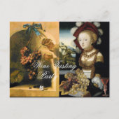 INVITATION CARTE POSTALE VIGNOBLES ANCIENNES ET FÊTE DE DÉGUSTATION DE VIN (Devant)