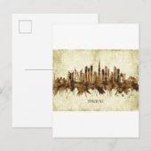 Invitation Carte Postale Ville de Dubai Émirats arabes unis (Devant / Derrière)
