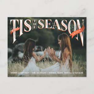 Invitation Carte Postale Vintage Main A Lettré Ceci La Saison Photo