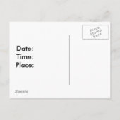 Invitation Carte Postale Vintage PJ PARTY ! (Dos)