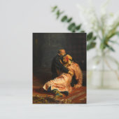 Invitation Carte Postale Vivid Retro - Ivan le Terrible et son fils Ivan (Debout devant)