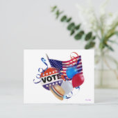 Invitation Carte Postale Vote (Debout devant)