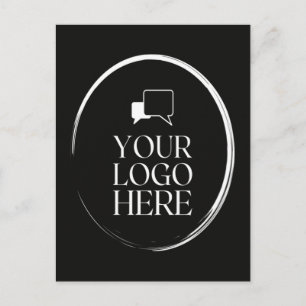 Invitation Carte Postale Votre logo ici moderne