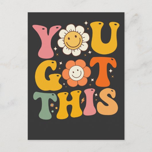 Invitation Carte Postale Vous Avez Ce Jour De Tests Motivationnels Super (Devant)