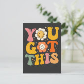 Invitation Carte Postale Vous Avez Ce Jour De Tests Motivationnels Super (Debout devant)