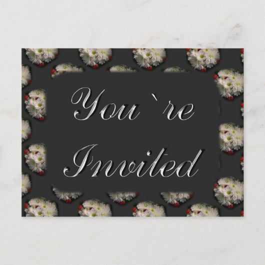 Invitation Carte Postale Vous êtes invité (Devant)