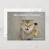 Invitation Carte Postale Vous êtes invité (Devant / Derrière)